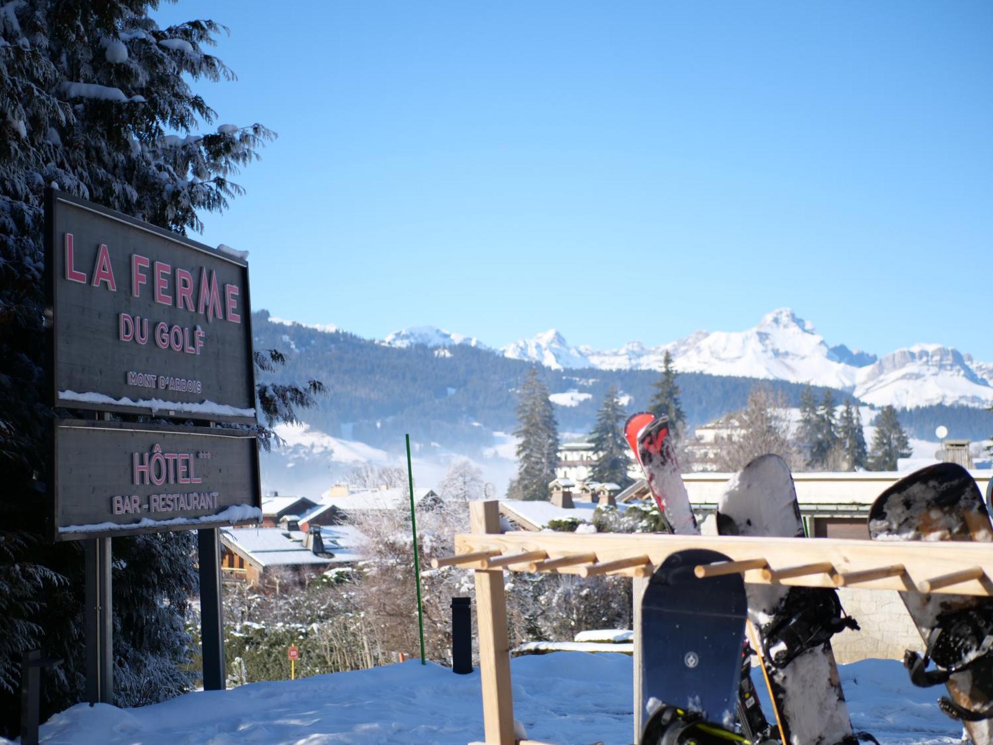 Hotel La Ferme Du Golf Megève Exteriér fotografie